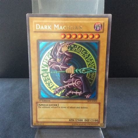 dark magician sdy  st edition english excellent  mint tcgx