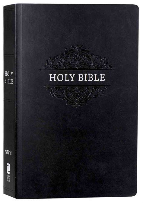Niv Holy Bible Soft Touch Edition Black Black Letter Edition By
