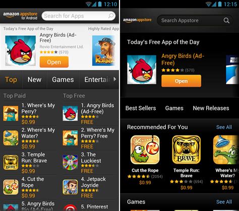 amazon appstore updated international users supported   user interface