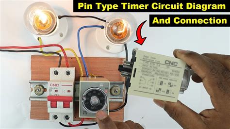 pin timer relay wiring diagram  connection  hindi atelectricaltechnician youtube