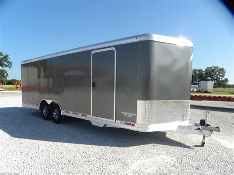 cargo trailer  featherlite xx aluminum enclosed car trailer trailersusa