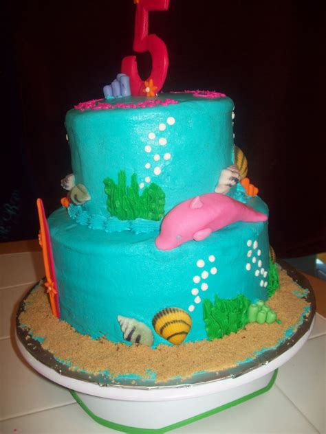 barbie mermaid birthday cake