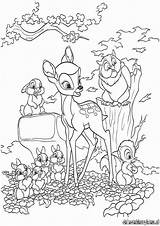 Coloring Bambi Faline Pages sketch template
