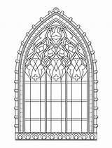 Churches Flaming sketch template