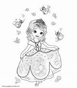 Sofia Coloring Pages First Printable Disney Print Princess Kids Papers Look Other sketch template