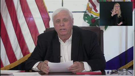West Virginia Governor Says Wearing A Mask Is The Only Bullet In The Gun