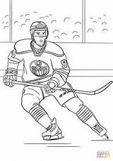 Mcdavid Coloriage Nhl Players Oilers Imprimer Edmonton Colorier Goalie Henrik Lundqvist Rink Supercoloring sketch template