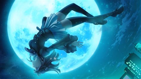 blue anime girls wallpapers wallpaper cave