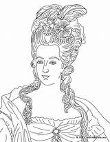 Marie Antoinette Coloring Pages Queen France Drawing French Queens Kings Hellokids Print Color Kids Printable People Maria Königin Reine Online sketch template