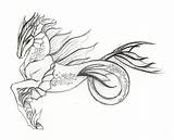 Hippocampus Mythical Drawing Fantasy Creature Horse Creatures Drawings Deviantart Greek Tattoo Mythological Animal Sketch Sketches Hippocamp Cool Mythic Wesen Warhammer sketch template