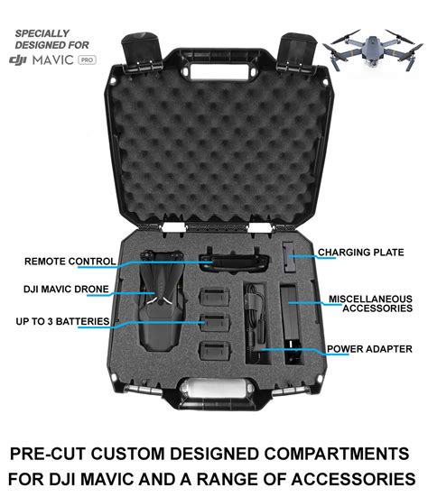 casematix dronesafe quadcopter case fits dji mavic pro etsy