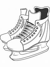 Skates Schlittschuhe Skate Include Sportgeräten Malvorlagen sketch template