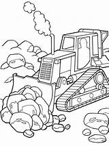 Construction Coloring Pages Vehicles Bulldozer Printable Girl Color Getcolorings Print sketch template