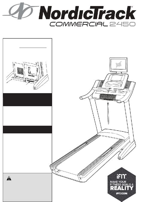 Nordictrack Commerical 2450 Treadmill Other Operation And Users Manual