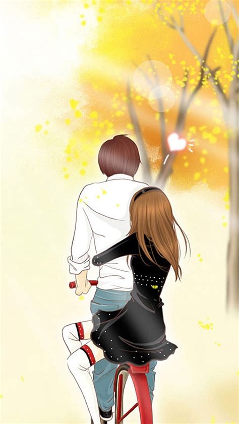 Free Cute Cartoon Couple Wallpapers For Mobile Download Free Cute