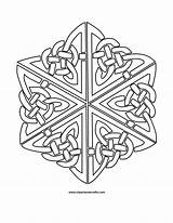 Celtic Mandala Knot Mandalas Color Coloring Pages Monday Posters Nwcreations sketch template