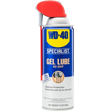 Wd 40 Specialist 10 Oz Spray And Stay Gel Lubricant