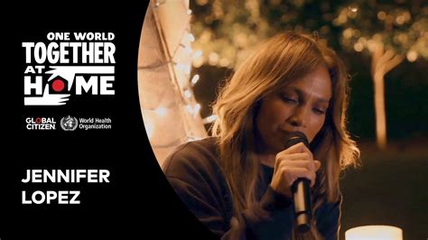 J Lo Performs People One World Together At Home Youtube