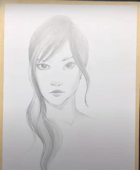 draw  girl face  easy step  step drawings girl face