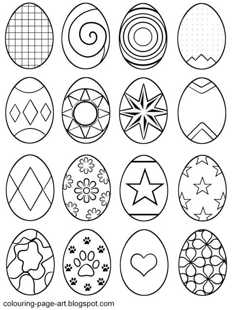 coloring egg drawings designs happy easter coloring sheets easter