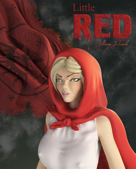 Artstation Little Red Riding Hood 3d Print Model Game Assets