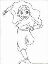 Coloring Avatar Pages Last Airbender Aang Book Movie Running Info Printable Kids Popular Books Printables Coloriage Spetri Activity sketch template