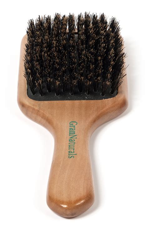 grannaturals boar bristle hair brush  women  men soft bristles