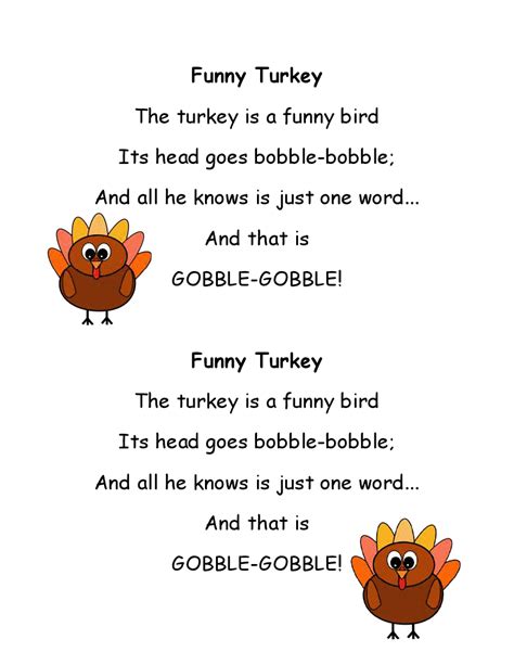 cute happy thanksgiving poems   kids friends
