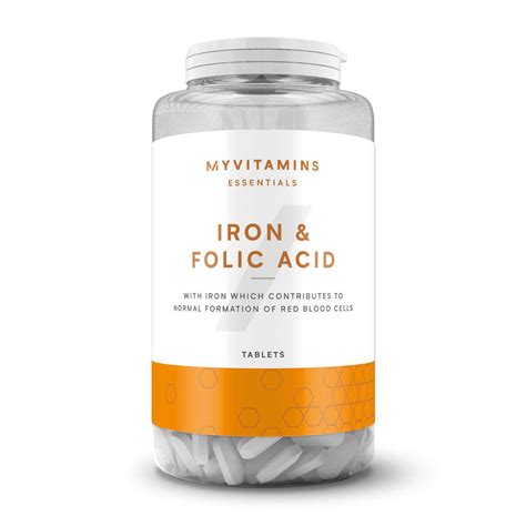 myvitamins iron folic acid tablets essentials myvitamins