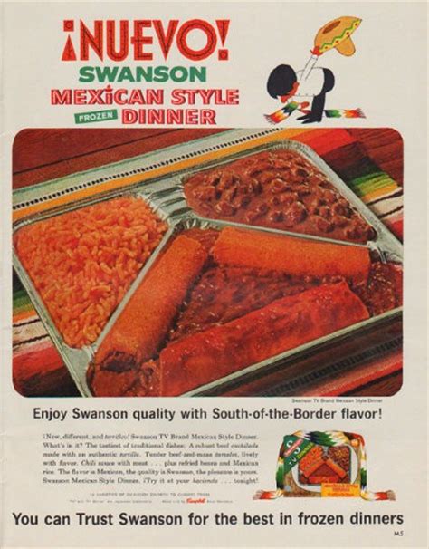 swanson frozen dinner vintage ad nuevo