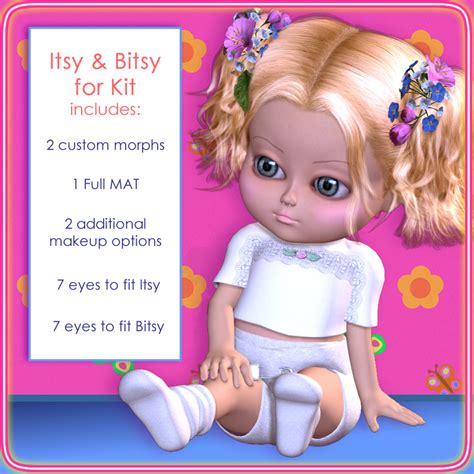 Itsy And Bitsy For Kit 3d Figure Assets Andolaurina
