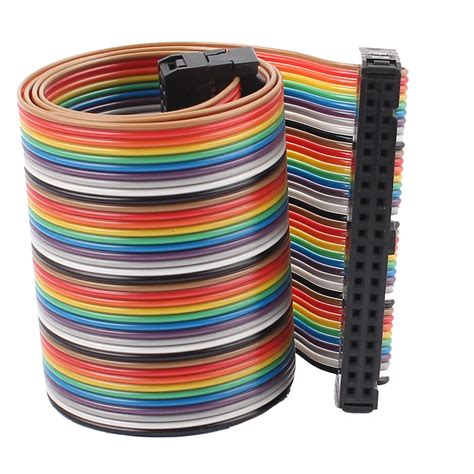 mm pitch  pin   ff connector idc flat rainbow ribbon cable ft walmart canada