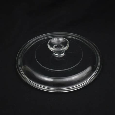 Pyrex Corning Slow Cooker Replacement Lid Blue Tinted Glass Oval Cw 34