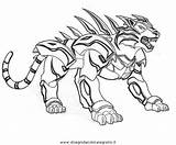 Bakugan Colouring Tigrerra Disegno Mostri Cartoni Stampare Drago Dragonoid Vestroia sketch template