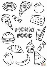 Coloring Pages Good Choices Fast Food Getdrawings sketch template