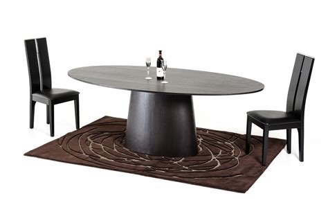 modrest stepford modern wenge oval dining table