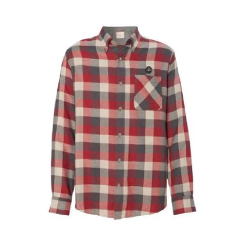 acs weatherproof mens vintage brushed flannel long sleeve shirt personal touch