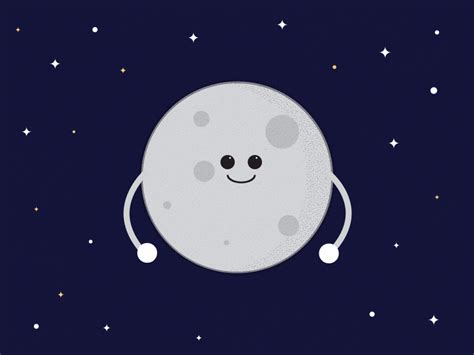 supermoon motion design animation cute gif motion graphics tutorial