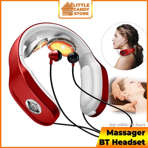 Electric Neck Massager Music Headphone Nm01 Wireless Bluetooth Massage