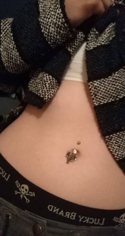 belly button ring on tumblr