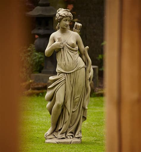 large garden statues nude diana stone figurine sculpture