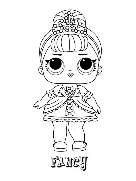 ugly lol dolls coloring pages