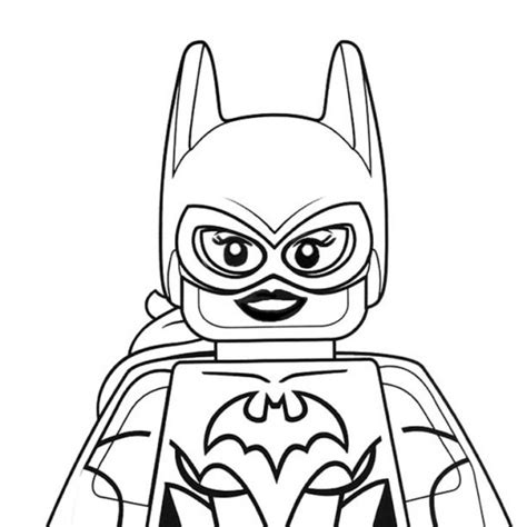 lego batgirl coloring pages  printable coloring pages