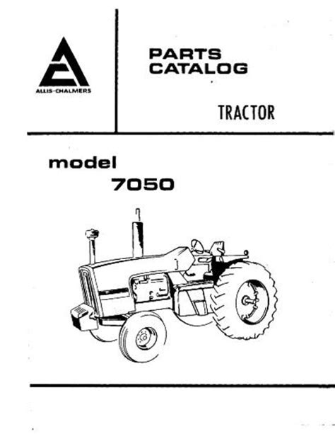 allis chalmers  tractors parts manual farm manuals fast