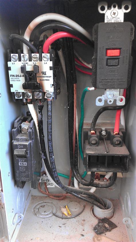 hot tub gfci junction box fh   conecticut electric started smoking yesterday