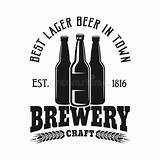 Brewery Emblem sketch template