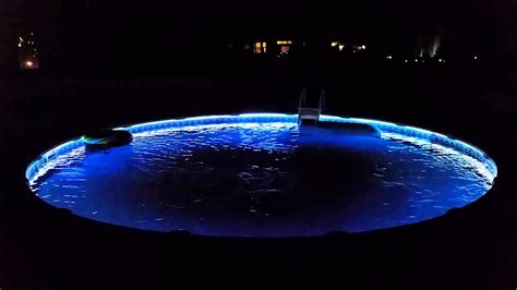 ground color changing pool lights youtube