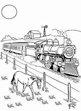 Train Coloring Pages Steam Railroad Trains Freight Color Horse Drawing Eating Print Adult Getcolorings Getdrawings Printable Beside Luna Cartoon Colorings sketch template