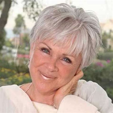 Short Gray Hairstyles For Older Women Over 50 – Gray Hair Colors 2018