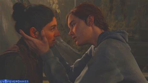 ellie and dina kiss in the last of us part ii jackson patrol ps4